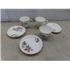 Image 12 : China Ware – Platters, Coffee Cups, Tea Cups w/Saucers; Red Royal Albert, Wedgwood, and Ridgeway