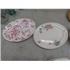 Image 2 : China Ware – Platters, Coffee Cups, Tea Cups w/Saucers; Red Royal Albert, Wedgwood, and Ridgeway