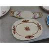 Image 4 : China Ware – Platters, Coffee Cups, Tea Cups w/Saucers; Red Royal Albert, Wedgwood, and Ridgeway