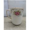 Image 7 : China Ware – Platters, Coffee Cups, Tea Cups w/Saucers; Red Royal Albert, Wedgwood, and Ridgeway