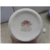 Image 8 : China Ware – Platters, Coffee Cups, Tea Cups w/Saucers; Red Royal Albert, Wedgwood, and Ridgeway