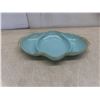Image 6 : Fire King Divided Relish Dish, Vintage Milk Glass Bowl in Decorative Metal Stand and More