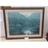 Image 1 : Framed and Signed Print by Stephen E. Lyman, 33 × 39"