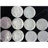 10 Assorted 1930's Buffalo Nickels