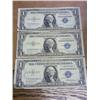 1935-F, 35-G And 35-G One Dollar Silver Certs.
