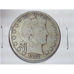 1912-D Barber Half Dollar
