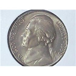 1950-D Jefferson Nickel (Key Date) UNC