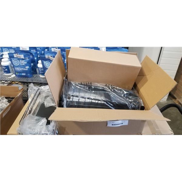 LOT OF NEW UNDER SINK ORGANIZER AND 2 NEW SHOWER CADDY