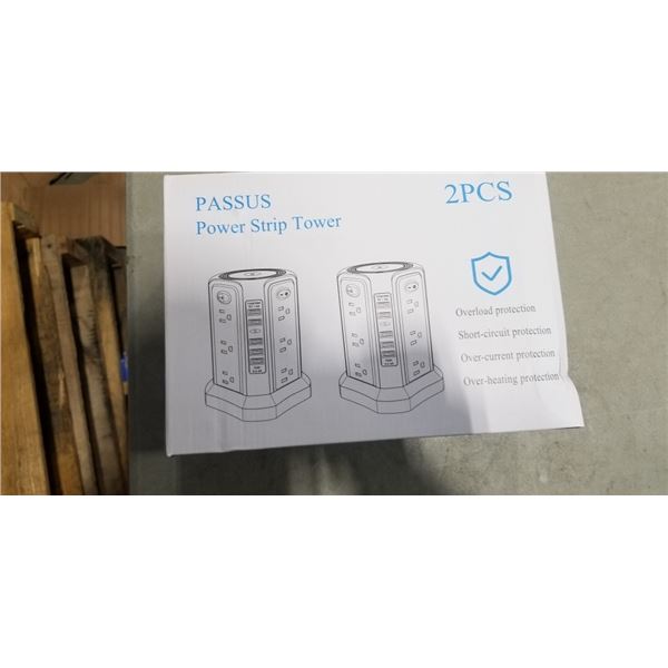 2 NEW POWER STRIP TOWERS