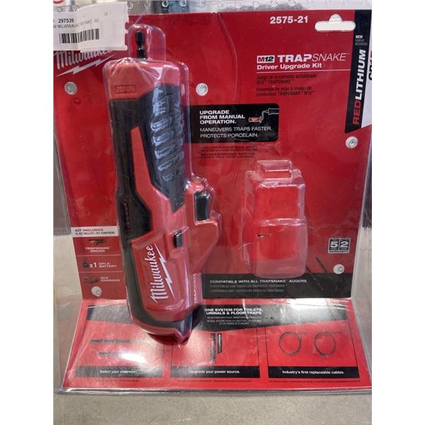 NEW MILWWAUKEE TRAP SNAKE - NO BATTERY BUT W/ CHARGER