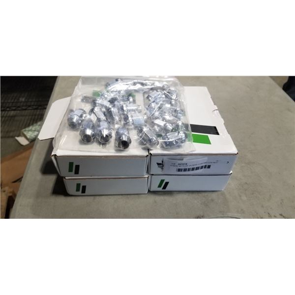 4 NEW SETS OF 24 NEW CHROME LUG NUT SETS