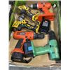 Image 1 : TRAY OF ASSORTED POWER TOOLS