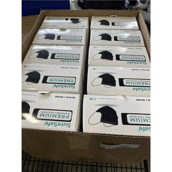 BOX OF 20 BOX OF 100 BLACK MASK