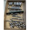Image 2 : 2 TRAYS OF SOCKET AND BIT SETS, HAND TOOLS ETC