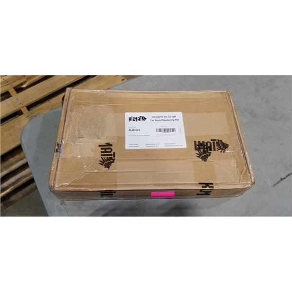 50SQFT KILMAT CAR SOUND DEADENING MATT 50MIL
