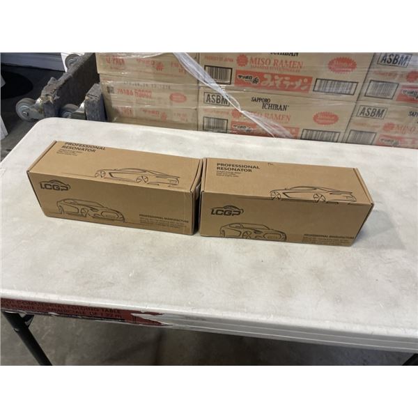 2 NEW VEHICLE PROFESSIONAL RESONATORS