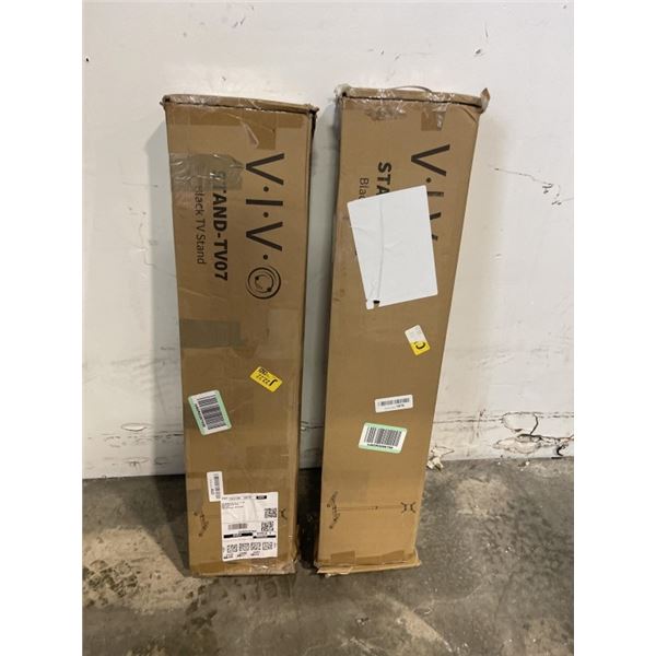 2 VIVO BLACK TV STAND