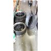 Image 1 : 4 TIRES ON RIMS 215 / 35 R18