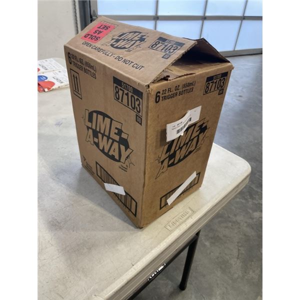 NEW CASE OF LIME AWAY SPRAY, 6 BOTTLES