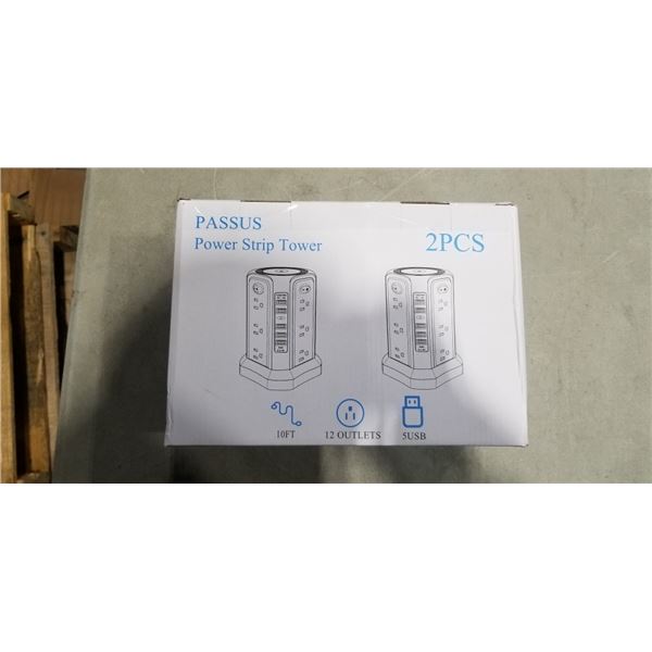 2 NEW POWER STRIP TOWERS