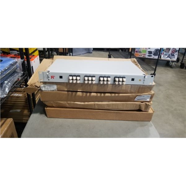 4 NEW ROSENBERGER RACK MOUNT JUNCTION BOXES