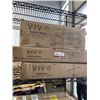 Image 1 : LOT OF VIVO LOW PROFILEULTRAWIDE MONITOR WALL MOUNT WITH DUAL ULTRA WIDE MONITOR DESK MOUNT AND WHIT