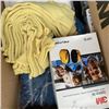 Image 5 : BOX OF WORK GLOVES, FACESHIELD, EARMUFFS, KEVLAR SLEEVES, SAFETY GLASSES AND MORE ALL NEW