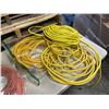 Image 4 : LARGE LOT OF ASSOPRTED FRIED AND CUT EXTENSION CORDS, VARIOUS LENGTHS AND GAUGE