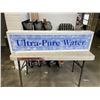 Image 2 : ULTRA PURE WATER LIGHT UP SIGN - 48" x 12"