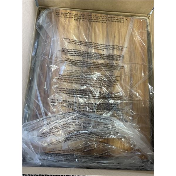 NEW 3 TIER ROLLING ULTILITY CART WITH DRAWER AND WOOD TOP