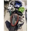 Image 3 : ASSORTED SPORTING GOODS INLCUDING BIKE HELMETS, PUMPS, ACCESSORIES AND PRINCE TENNIS RACQUET