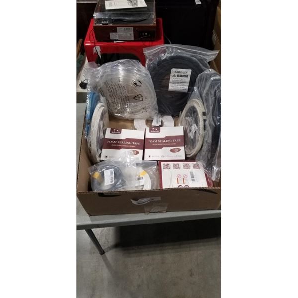 ASSORTED FOAM AND SEALING TAPES