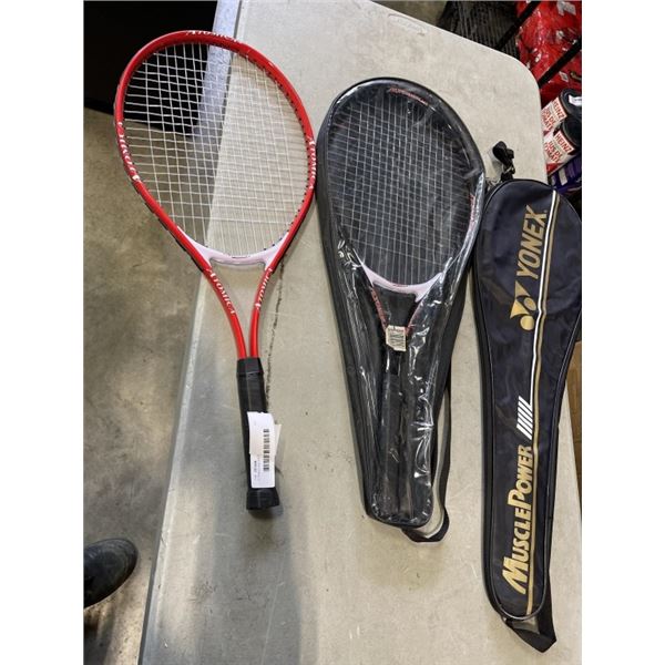3 TENNIS RACKETS