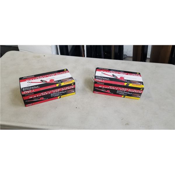 2 NEW 4 PACKS OF RATCHET STRAPS, 10FT X 1 INCH