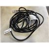 Image 1 : AS NEW 25FT BLACK  INDOOR OUTDOOR HEAVY DUTY LIGHTED 3 WIRE GROUNDED EXTENSION CORD 12AWG