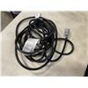 Image 3 : AS NEW 25FT BLACK  INDOOR OUTDOOR HEAVY DUTY LIGHTED 3 WIRE GROUNDED EXTENSION CORD 12AWG