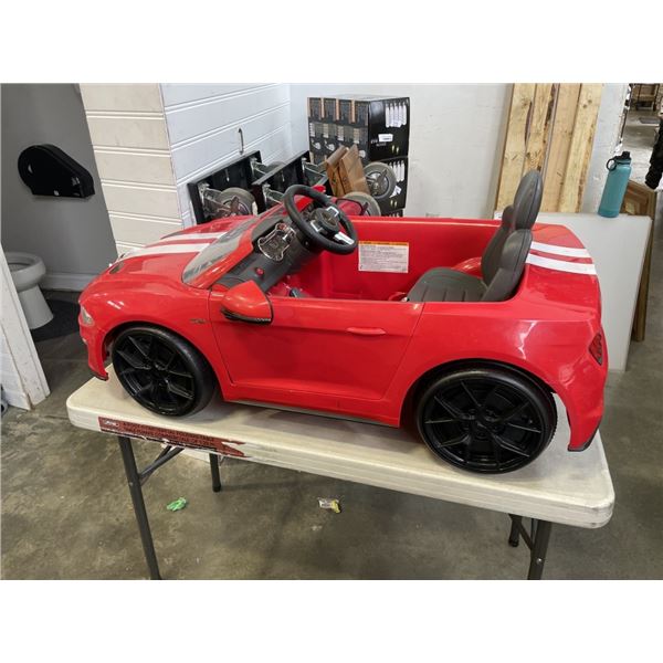 6V RIDE ON MUSTANG  WITH BATTERY NO CHARGER