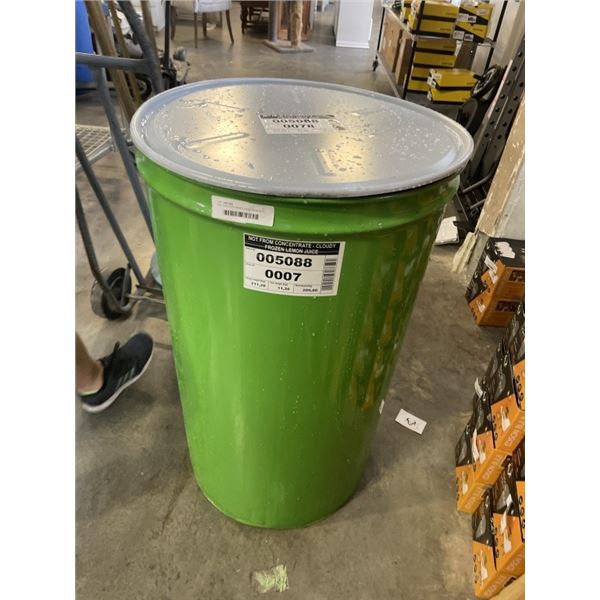 200 LITER FOOD GRADE STEEL DRUM WITH LID