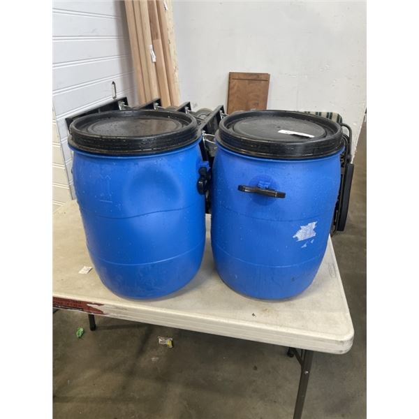 40 LITER FOOD GRADE PLASTIC DRUM WITH LID
