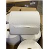 Image 3 : NEW CASE OF LEAF PREMIUM HAND ROLL TOWELS, WHITE 1 PLY, 6 ROLLS PER CASE