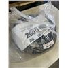 Image 2 : AS NEW 200FT BLACK INDOOR OUTDOOR HEAVY DUTY LIGHTED 3 WIRE GROUNDED EXTENSION CORD 14AWG