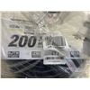Image 3 : AS NEW 200FT BLACK INDOOR OUTDOOR HEAVY DUTY LIGHTED 3 WIRE GROUNDED EXTENSION CORD 14AWG
