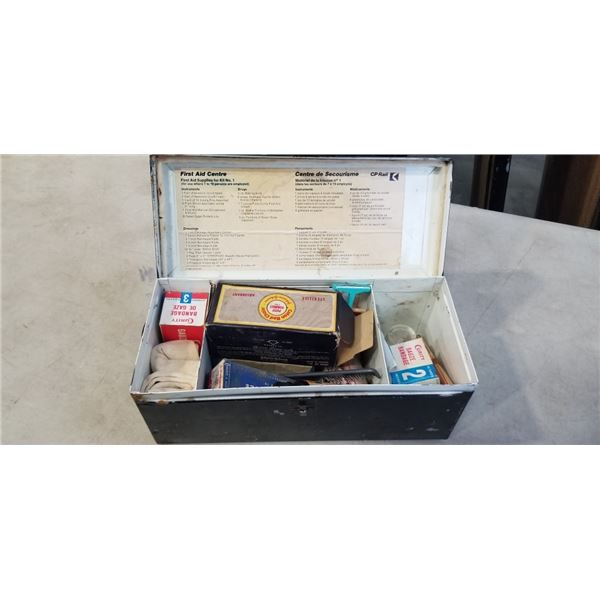 ANTIQUE CANADIAN PACIFIC FIRST AID KIT