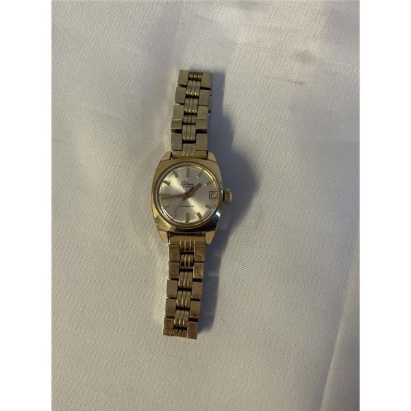 VINTAGE RIDEAU BIRKS AUTOMATIC LADIES WATCH, SWISS MADE, DATE, MECHANICAL, EXCELLENT, WORKING