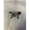 Image 2 : VINTAGE SILVER FAMILY DANGLING BROOCH, UNMARKED