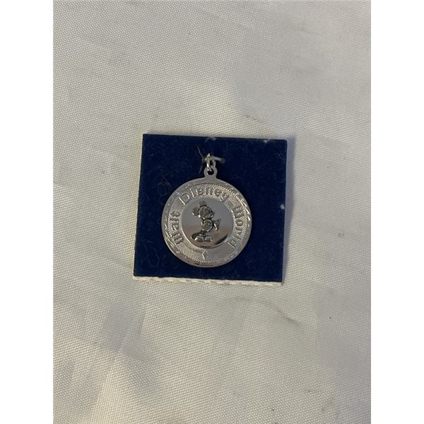 VINTAGE STERLING SILVER WALT DISNEY WORLD PENDANT, MARKED STERLING WALT DISNEY PRODUCTION