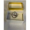 Image 1 : STERLING SILVER LAS VEGAS PENDANT, MARKED CREA STER, ORIGINAL GIFT BOX