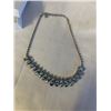 Image 2 : VINTAGE AURORA BOREALIS RHINESTONES CHOKER NECKLACE, POSSIBLE SWAROVSKI, MARKED W/ SWAN 14-16" LENGT