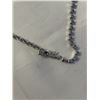 Image 3 : VINTAGE AURORA BOREALIS RHINESTONES CHOKER NECKLACE, POSSIBLE SWAROVSKI, MARKED W/ SWAN 14-16" LENGT