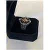 Image 4 : SOLID VINTAGE STERLING SILVER COMPASS RING, W/ GOLD STAR CENTER, MARKED 925 BS SIZE 9